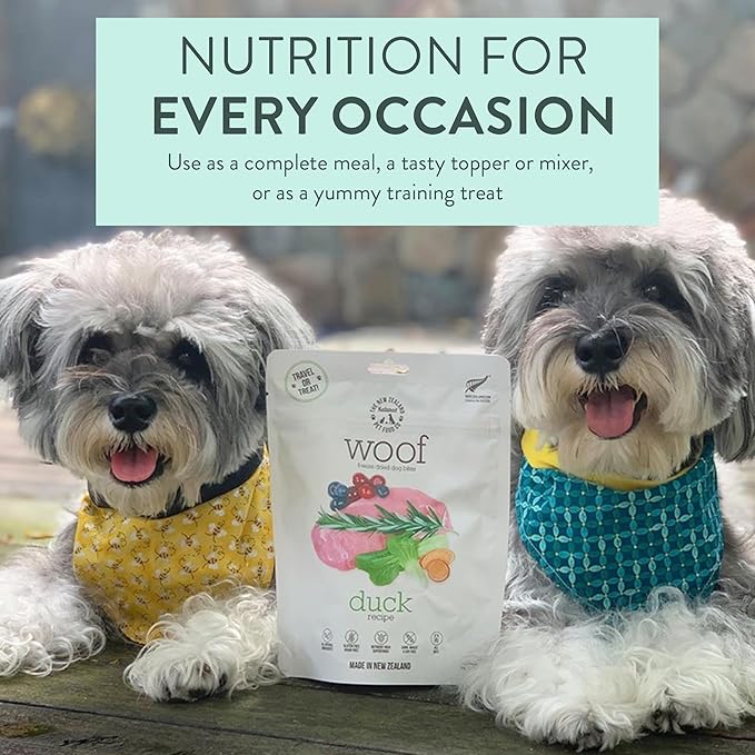 Woof Freeze Dried Dog Food 1.76 oz