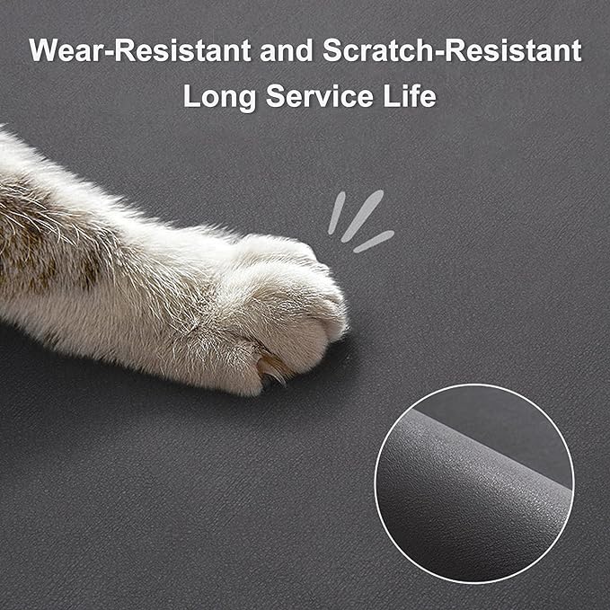 YCT Cat Food Mat for Pet Dog Food Mat Logo,18.1 x 11.8 inches,