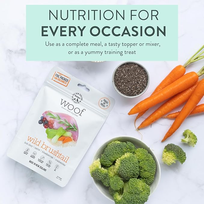 Woof Freeze Dried Dog Food 1.76 oz