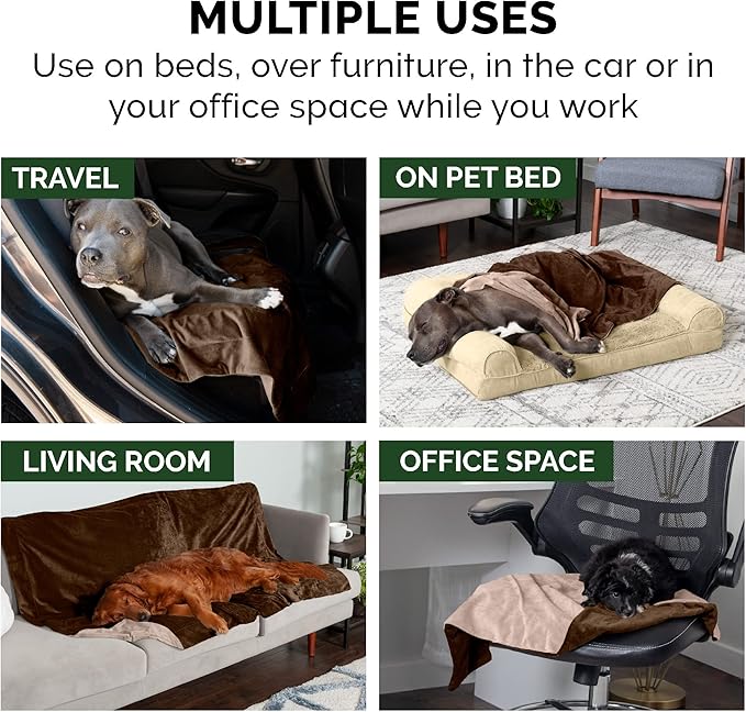 Furhaven Waterproof Throw Blanket for Dogs & Indoor Cats