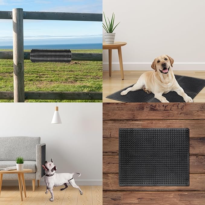 2 PCS Soft Itch Relief Dog Mat 21.65'' x 19.69'', Gentle