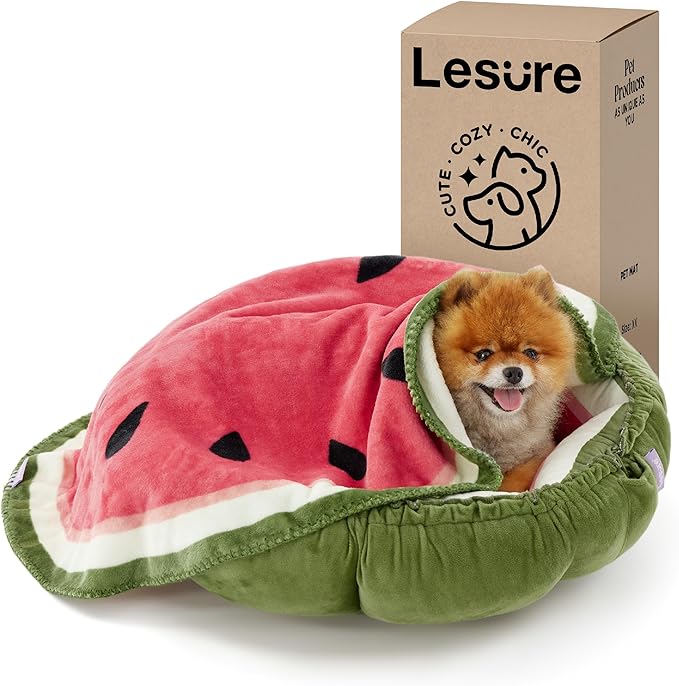 Lesure Dog Blankets for Medium Dogs 350GSM Flannel 40"x40", Red