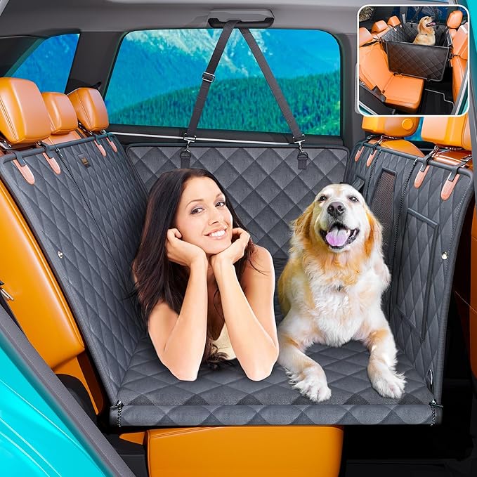 Transforming Back Seat Extender for Dogs 400lbs Hard