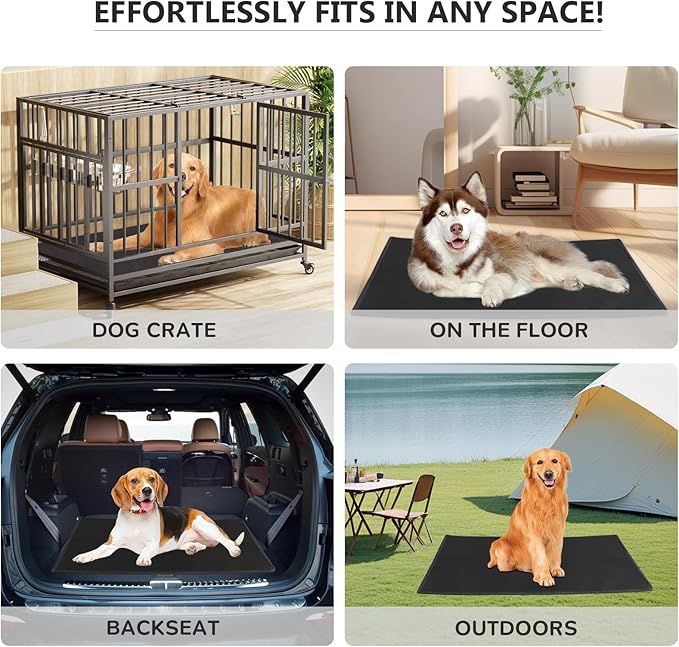 UOTT Tough Dog Crate Pad for Dog Cages Large(28x41'')