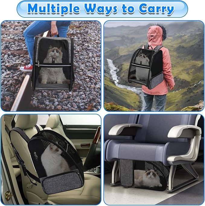 Cat Carrier Expandable Backpack
