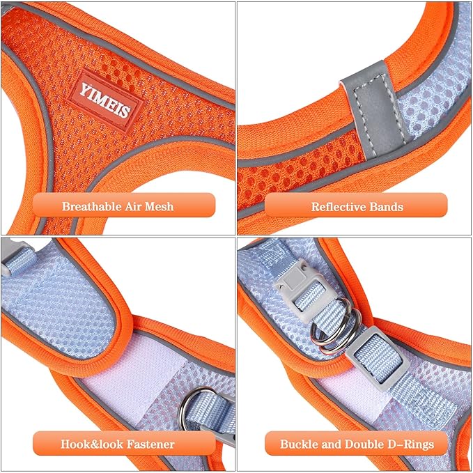 YIMEIS Dog Harness and Leash Set 1)