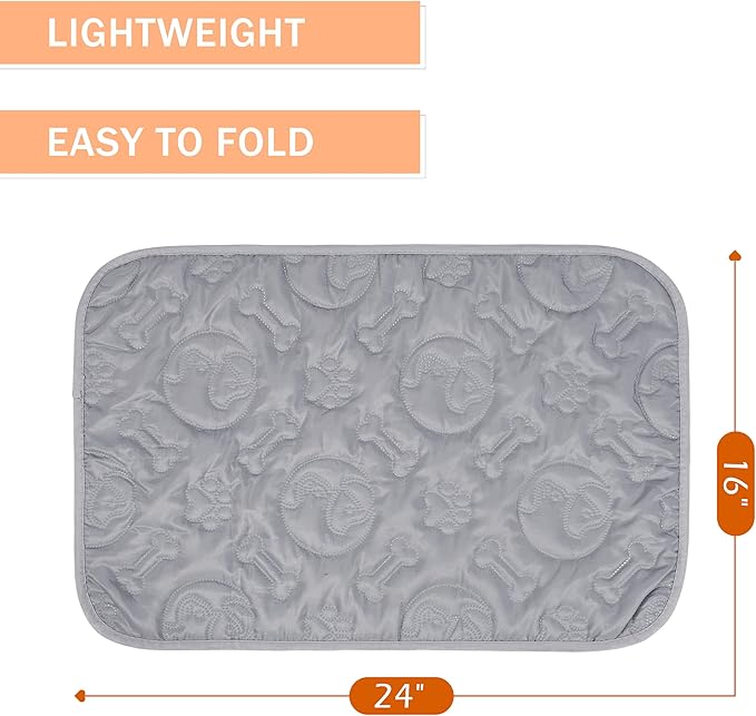 Kritter Planet Pack of 2 Waterproof Dog Bed Pad 16 x 24 inch