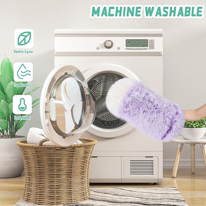 NOYAL Dog Bed Round Hooded Plush Cat Cave