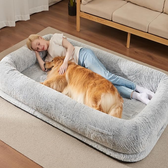Human Dog Bed Cover (No Filler 72"x48"x10", 320