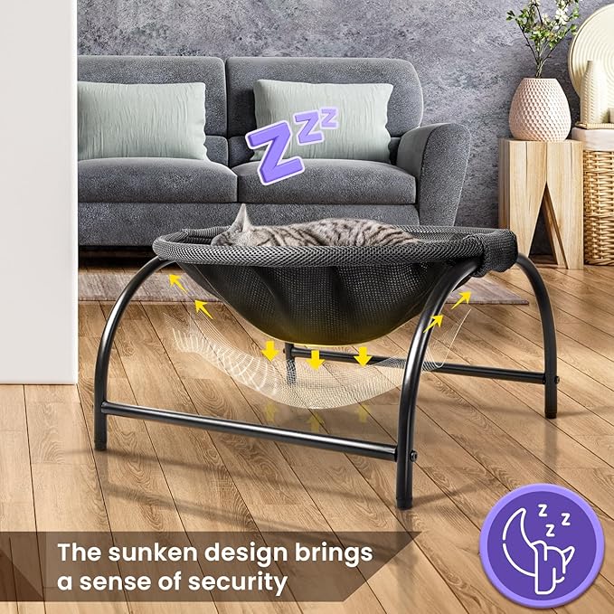 Cat Bed Dog Bed Pet Hammock Bed Cat Sleeping Cat Supplies Pet Supplies Whole Wash Stable 16.9 in 16.9 in 9.5 in