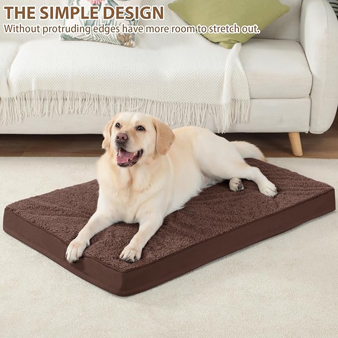 MIHIKK Large Dog Bed with Removable Washable Cover 36 inch