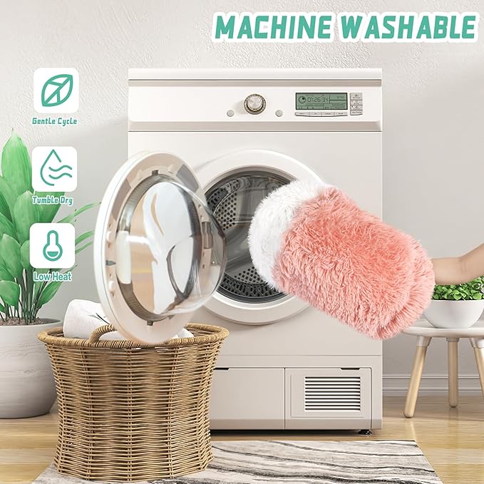 NOYAL Dog Bed Round Hooded Plush Cat Cave