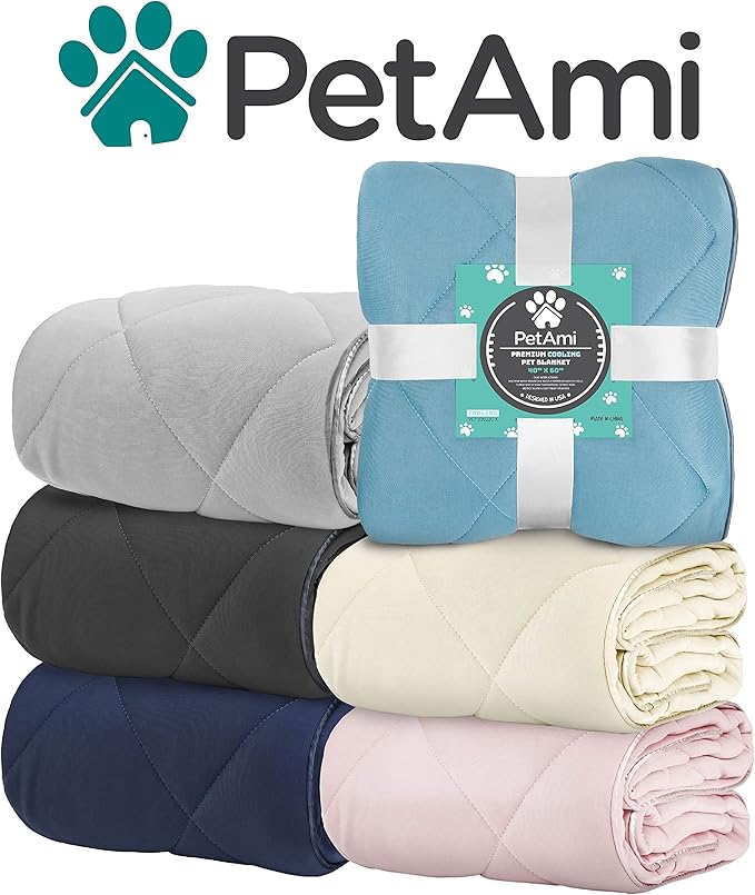 PetAmi Premium Cooling Dog Blanket 40x60, Beige