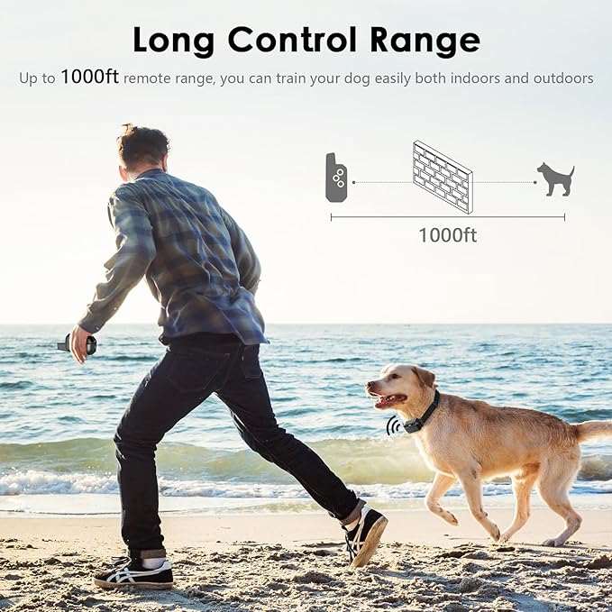 Dog Shock Collar IP67 Waterproof 3 Training