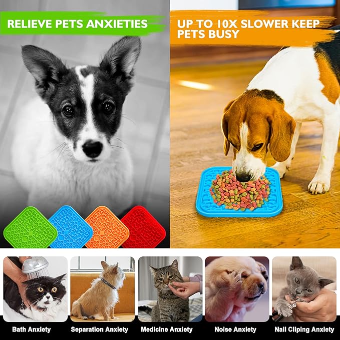 4 Pack Lick Mat for Dogs