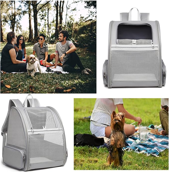 Texsens Pet Backpack Carrier for Small Cats Dogs