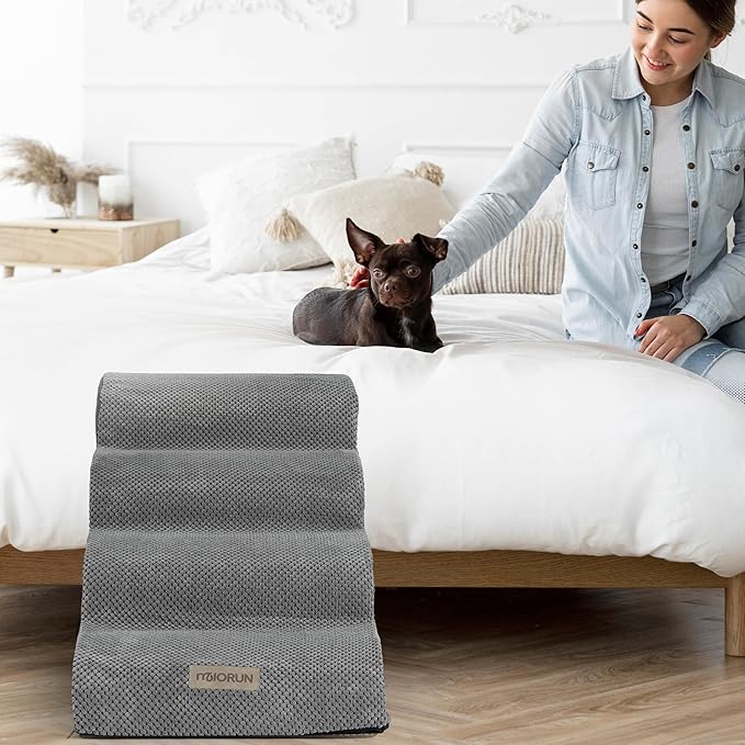 Slope Dog Stairs for Medium Dogs 4-Step Dog 22''