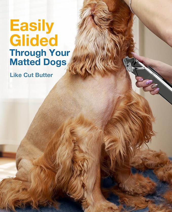 oneisall Dog Clippers for Grooming for Thick Heavy