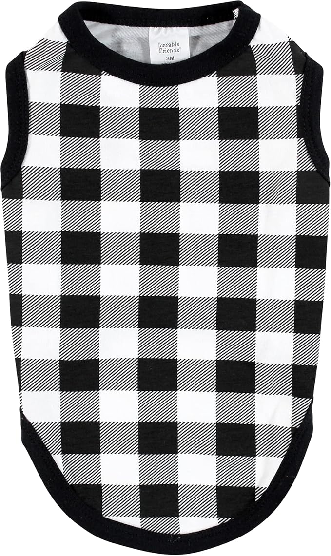 Luvable Friends Dog Pet Dog and Cats Cotton T-Shirts 2pk