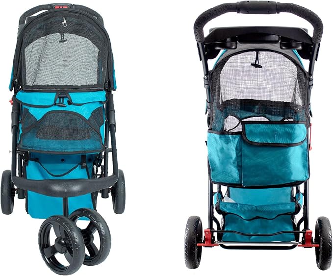 Petique Durable Pet Stroller 55LBS -