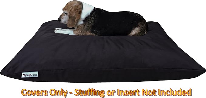 Do It Yourself DIY Pet Bed Pillow Duvet Oxford Cover + Waterproof Internal case for Dog/Cat at Medium 36"X29" After Dark Color