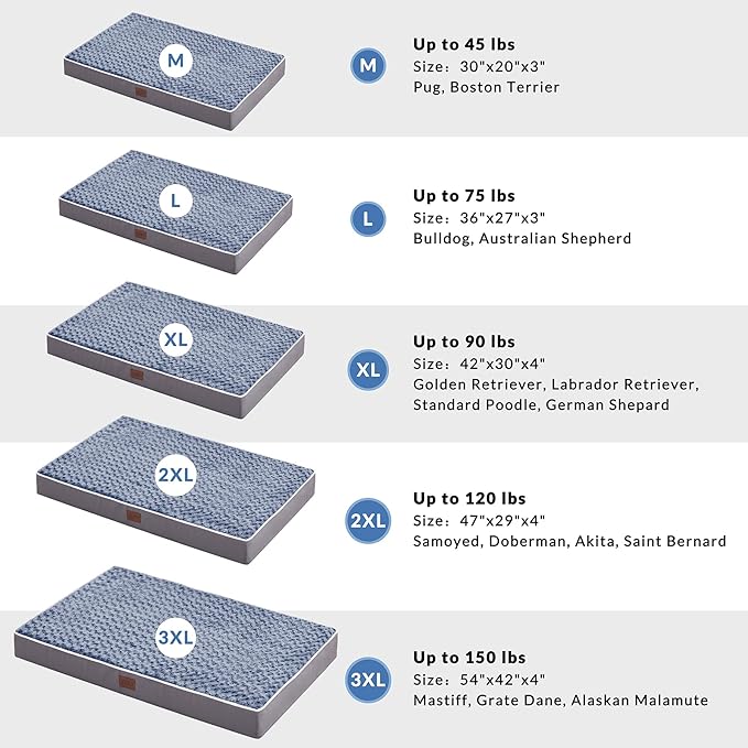 WESTERN HOME WH Large Dog Bed for Large Dogs