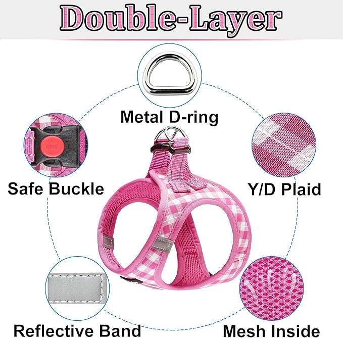 Dog Harness Step-in Breathable Puppy Cat Dog Vest