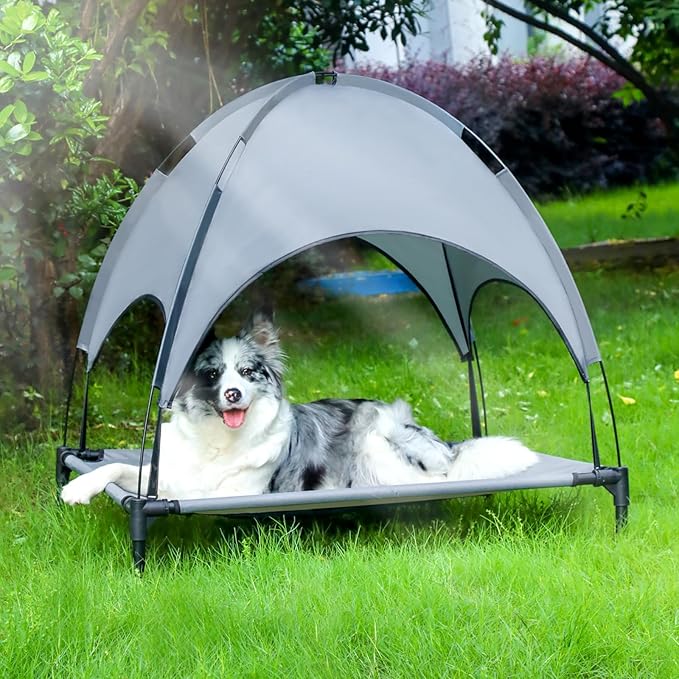 Elevated Dog Bed with Ice Pack 36'' Large