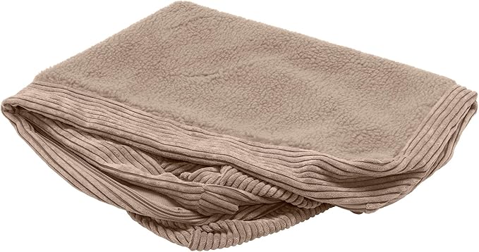 Furhaven Replacement Dog Bed Cover Fleece & Corduroy Chaise