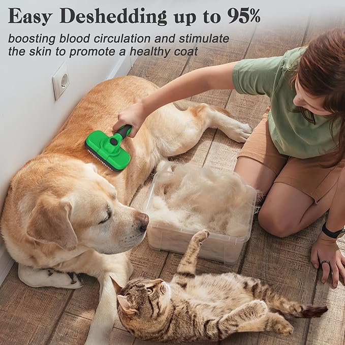 Swihauk Self Cleaning Slicker Brush for Dogs & Cats
