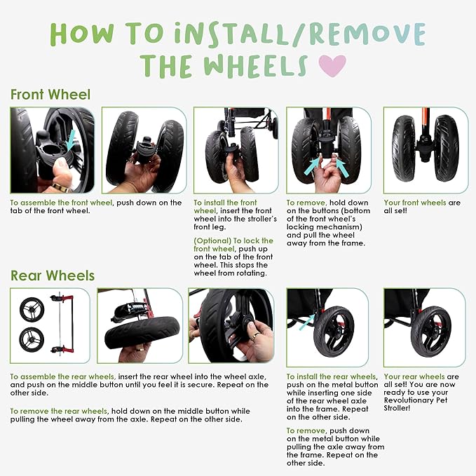 Petique Revolutionary Durable Pet Stroller 55LBS -