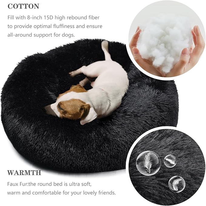 Dog Beds for Medium Dogs Washable Calming Bed 28 Inches