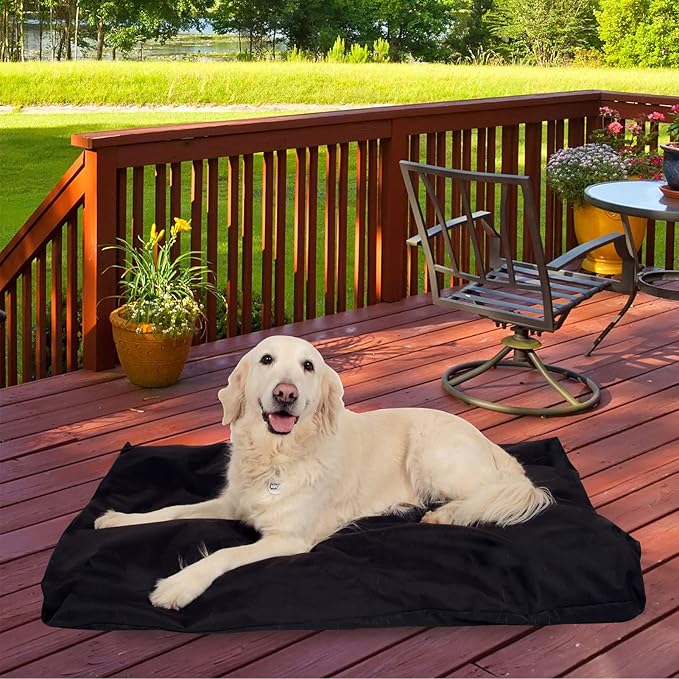 Dog Bed Cover Replacement Washable. 53 L x 42 W x 5 H inches Washable Removable Orthopedic