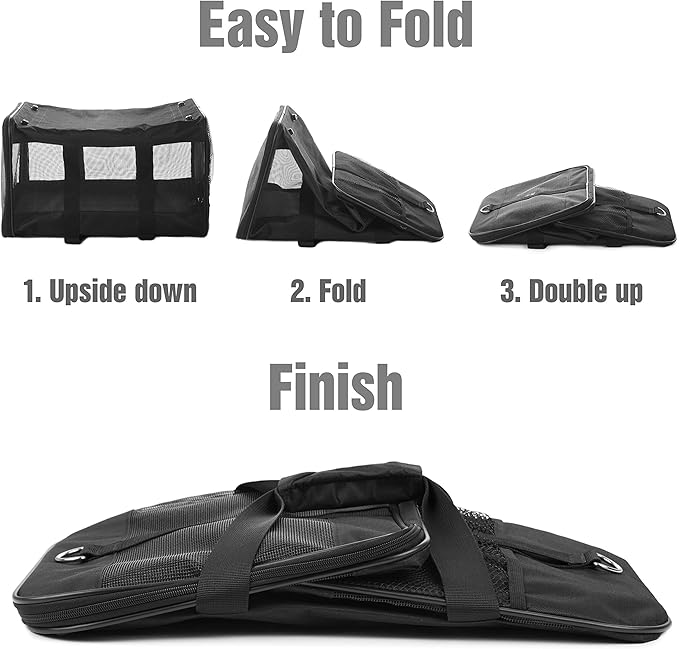 HITCH ScratchMe Pet Travel Carrier Soft Sided Portable Bag for Cats