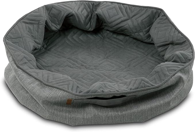 Good Boy Grey Medium Round Cloud Dog Bed