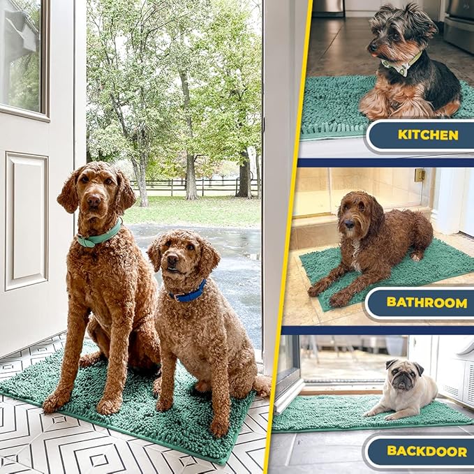 Muddy Mat® AS-SEEN-ON-TV Highly Absorbent Microfiber Door Mat and Pet Rug 30"X19"