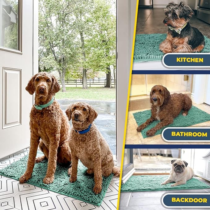 Muddy Mat® AS-SEEN-ON-TV Highly Absorbent Microfiber Door Mat and Pet Rug 59"X24"