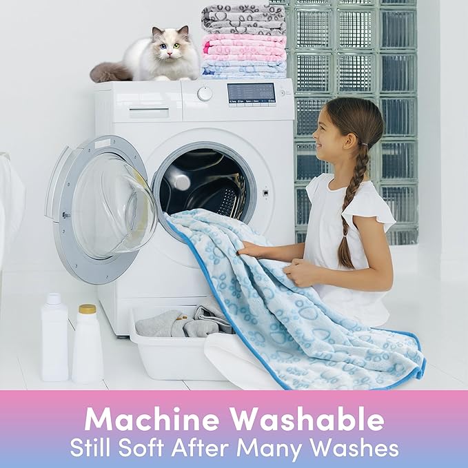 Stuffed 3pcs Premium Soft Dog Blankets for Small Dogs 16 * 24 inches