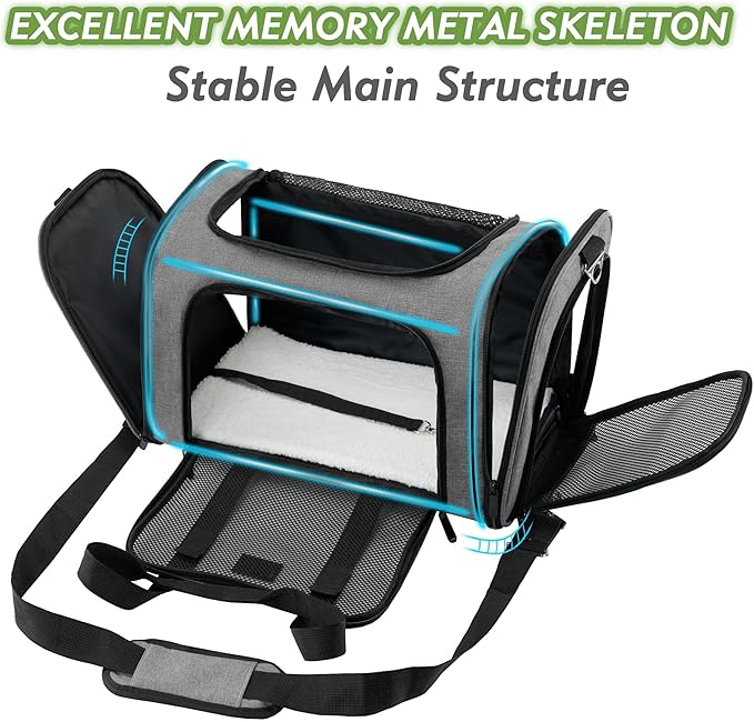 Soundy Large Cat Carrier Dog Carrier Pet Carrier Under 25 Lbs 2 Cats