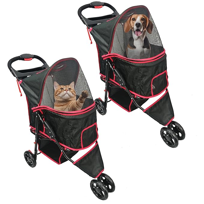 AmorosO Pet Stroller for Convenience and Mobility