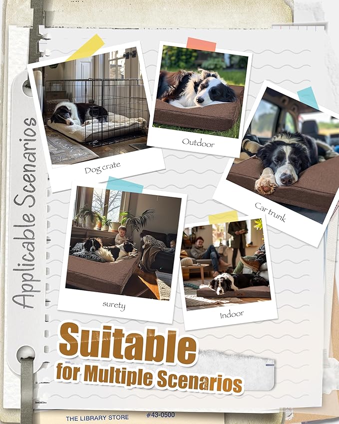 Sytopia Large Dog Crate Bed 60 lbs,