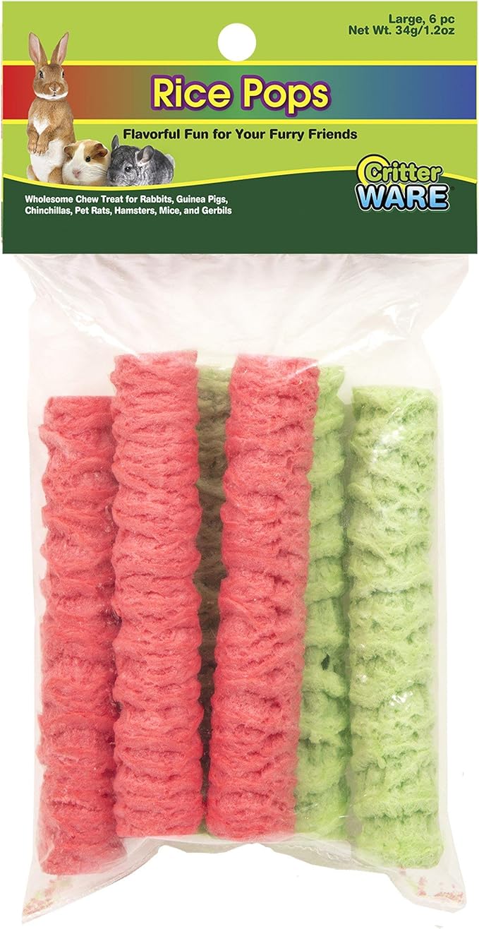 Ware Critter Pops/Rice Pops Small Animal Chew Treats