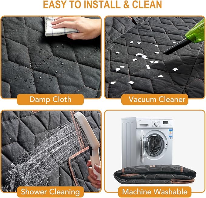 Dog Car Seat Cover for Back Seat Pets Cover Protector Waterproof Bench Car Backseat Covers Dog Seat Covers for Cars