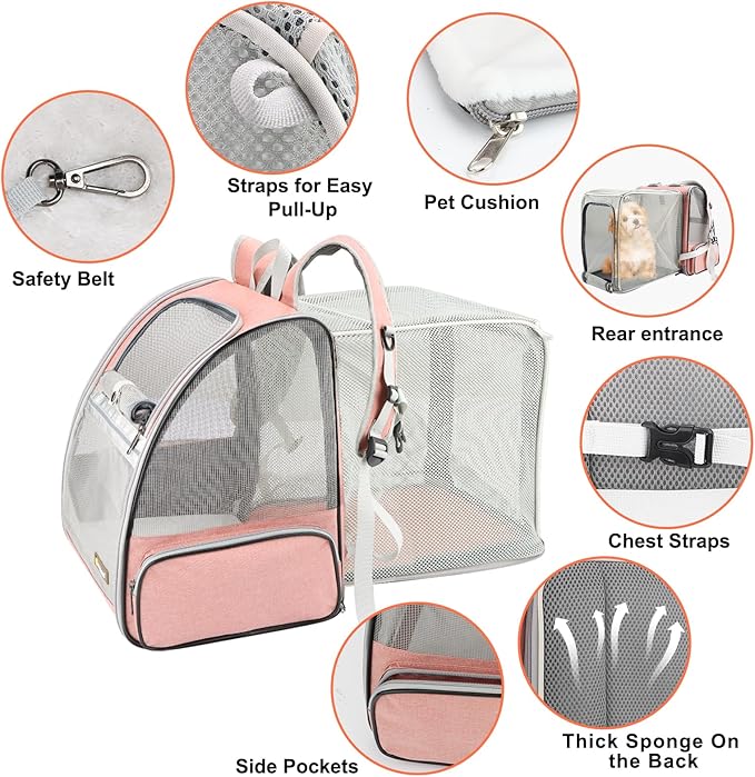 Texsens Innovative Traveler Bubble Backpack Pet Carriers