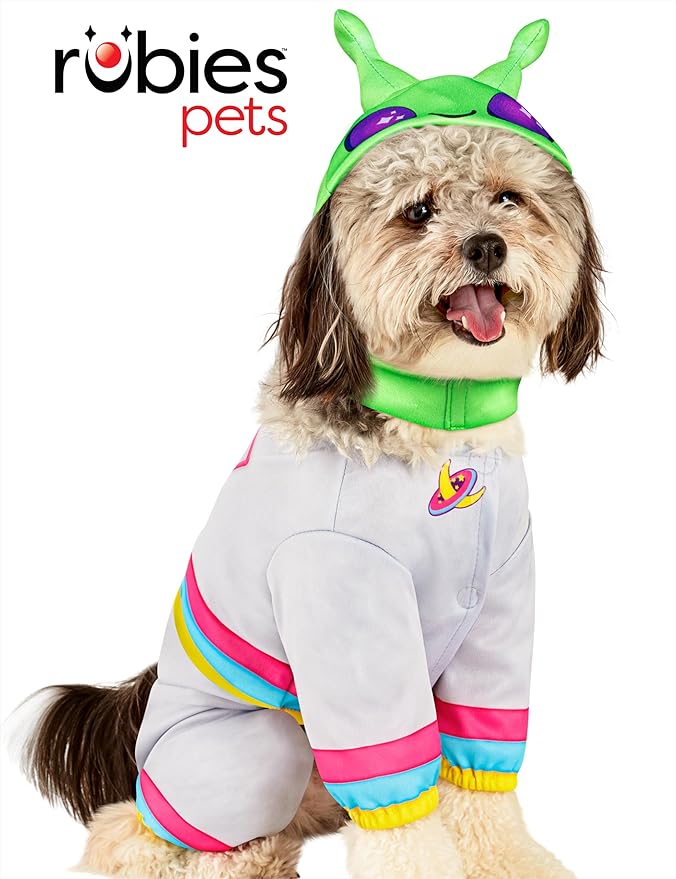 Rubies Alien Fun and Cute Pet Costume Jumpsuit and Hood for Themed Party and Halloween
