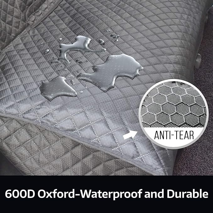 Vailge Bench Dog Car Seat Cover for Back Seat 100% Waterproof