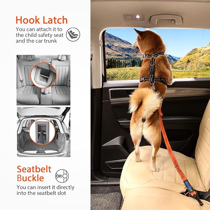 IOKHEIRA Dog Seatbelt