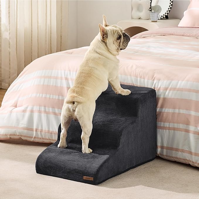 Lesure Dog Stairs for Small Dogs 3 Steps