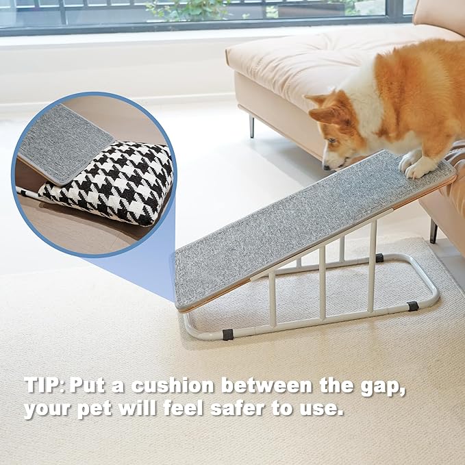 Meeyoview Dog Ramp for 16'' High Couch 16'' High)