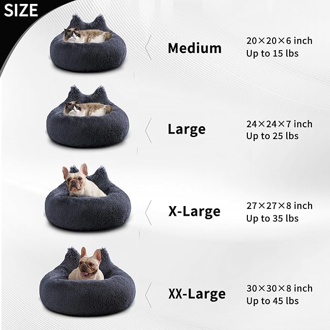 Westen Home Calming Small Dog Bed 27 inches 35 lbs